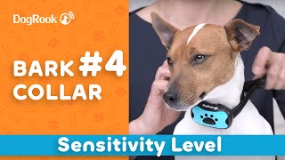 4 Sensitivity Level  DogRook Bark Collar [upl. by Natek]