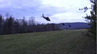 5 Black Hawks at Woody Field [upl. by Sluiter]