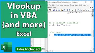 VLOOKUP Using Macros in Excel  Worksheet Functions for VBA [upl. by Harwill308]