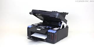 Removing jammed paper inside printer G6000 series [upl. by Ahselef]