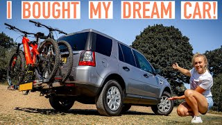 I BOUGHT MY DREAM CAR LAND ROVER FREELANDER 2 OFF ROAD MTB CAMPER BUILD BEGINS [upl. by Martino]