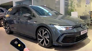 New VOLKSWAGEN Golf 8 VARIANT RLine 2021  FULL indepth REVIEW exterior interior 150 HP TDI [upl. by Gunthar]