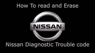 How to read and erase DTC for Nissan Manually [upl. by Hoes773]