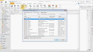 How to create a distribution list in Outlook 2010 [upl. by Chapland738]