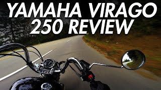 Yamaha Virago 250 Review  Best Beginner Cruiser Motorcycle  LIFE OF BRI [upl. by Memberg]