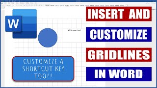 Insert and Customize Gridlines in Word  Microsoft Word Tutorials [upl. by Michigan]