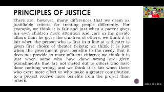 JUSTICE and FAIRNESS  John Rawls [upl. by Acinok]