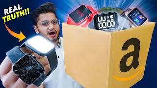 Trying Smartwatches Under ₹1000 from Amazon  Prank Ho gaya😂 [upl. by Arlina]