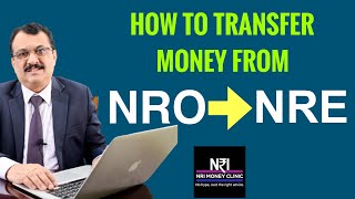 HOW TO TRANSFER FUNDS FROM NRO TO NRE  CA SRIRAM RAO [upl. by Manoop]