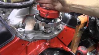 How to Install A distributor in a 350 Chevy [upl. by Ahsiele482]