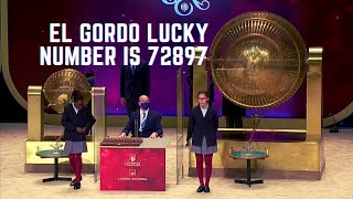 El Gordo 72897 lucky number drawn at Spanish Christmas lottery  NEWZEE [upl. by Koetke]