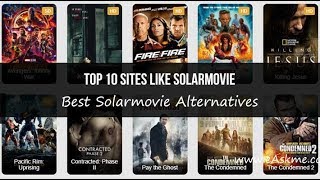 Top 10 Sites like Solarmovie Best Solarmovie Alternatives  eAskme [upl. by Jacquenette]