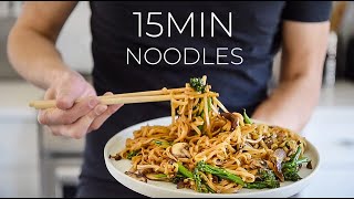 15MIN Noodle Stir Fry Recipe TO MAKE TONIGHT [upl. by Anital]