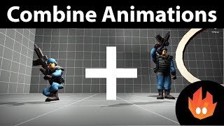 Unity Tutorial  Combine Animations [upl. by Gallagher]