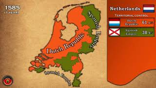 History of the Netherlands since 57 BC  Every Year [upl. by Kenji]