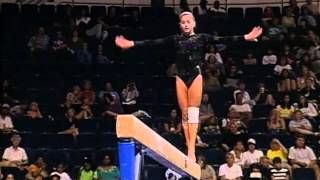 Dominique Moceanu  Balance Beam  1998 US Gymnastics Championships  Women  Day 1 [upl. by Akirret]