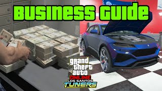 GTA 5  Tuners DLC  AUTO SHOP Business Guide amp Contract Missions [upl. by Leschen408]