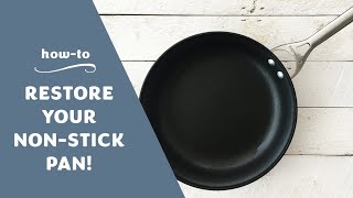 How to Restore a NonStick Pan [upl. by Wolsniw]