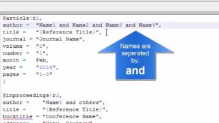 How to write IEEE bibliography References in Latex [upl. by Miarfe707]