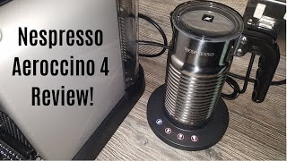 Nespresso Aeroccino 4 Milk Frother Review  Worth upgrading from the Aeroccino 3 [upl. by Mayne667]