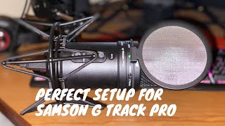 PERFECT Shockmount amp Boom Arm for Samson G Track Pro [upl. by Endys]