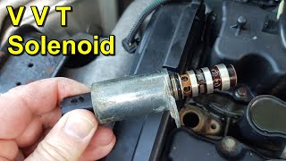 Removing and Cleaning the VVT Solenoid  Peugeot 307 [upl. by Franciskus]