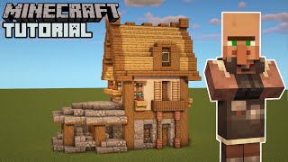 Minecraft  Stonemasons House Tutorial Villager Houses [upl. by Assiral]