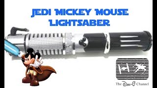 Jedi Mickey Lightsaber Review  Star Wars Disney World and Disneyland  The DanO Channel [upl. by Tica]