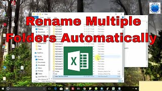 How to Rename Multiple Folder At Once Using Batch File [upl. by Ilbert301]