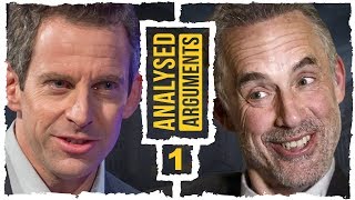 Jordan Peterson vs Sam Harris Vancouver 1 Analysed Arguments [upl. by Inglebert]