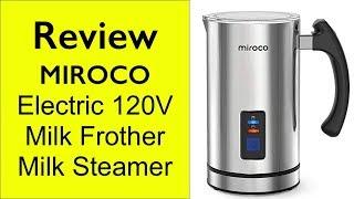 Review Miroco Milk Frother  How to make froth milk at home [upl. by Erinn97]