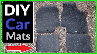 How to Make Your Own Tailored Car Mats DIY Car Project [upl. by Pump]