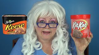 Candy Cookie Ice Cream Taste Test Snickers Reeses Kit Kat Butterfingers Oreo Granny [upl. by Amalburga]