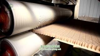 Full automatic honeycomb paperboard machine [upl. by Dayiz440]