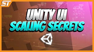 How To Scale Unity UI Across All Resolutions Scaling Secrets [upl. by Anafetse]