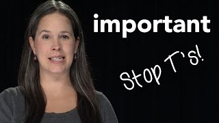 How to Pronounce IMPORTANT  American English [upl. by Emmerie]