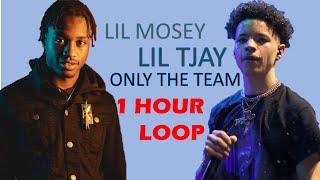 Rvssian Lil Mosey amp Lil Tjay  Only The Team 1 HOUR LOOP [upl. by Hanan279]