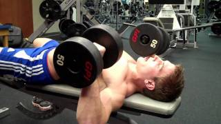 How To Dumbbell Chest Press [upl. by Brinna]