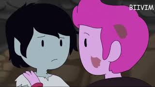 Adventure time  bubbline kiss  marshall and gumball version animation [upl. by Ebner]