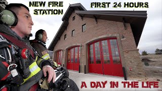 First 24 Hours in a New Fire Station  A Day in the Life [upl. by Ynaffet]