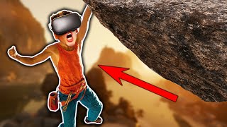 Rock Climbing in VR is TERRIFYING The Climb [upl. by King]