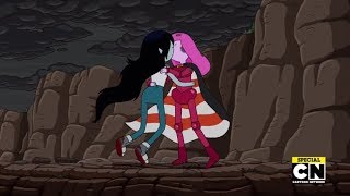 Princess Bubblegum and Marceline kiss  Adventure Time come along with me [upl. by Ecam57]