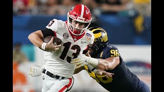 2022 CFP Semifinal  Orange Bowl 3 Georgia vs 2 Michigan [upl. by Yetta166]