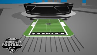 Allegiant Stadiums Retractable Field Tray  FUNDamentals of Football  Las Vegas Raiders [upl. by Nas13]