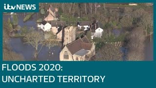 UK floods 2020 Uncharted territory  ITV News [upl. by Annawahs]