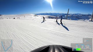 Zermatt Matterhorn Ski Run Matterhorn Glacier Paradise  Plateau Rosa [upl. by Themis]