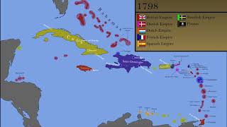 The History of the Caribbean Every Year [upl. by Euqnomod]