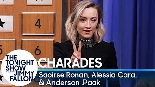 Charades with Saoirse Ronan Alessia Cara and Anderson Paak [upl. by Orag101]