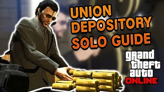 The Union Depository Heist Contract SOLO Guide  GTA 5 Online [upl. by Aspa490]