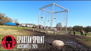 Spartan Race Sprint 2024 All Obstacles [upl. by Assetal773]